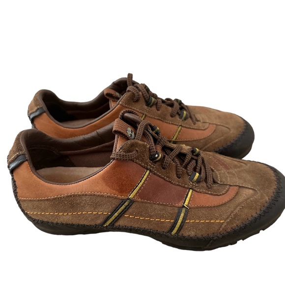 Timberland Other - Timberland Comforia System Womens Size 7.5 Multi Color Brown Suede Leather Shoes